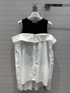 Marca mesmo estilo camisas 2023 novo outono inverno o pescoço mangas compridas moda feminina blusas designer topos 0908-1