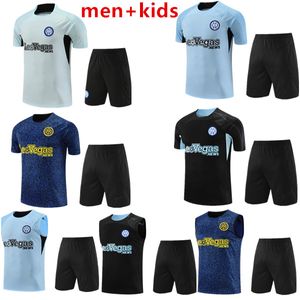 2023/2024 inter TRACKSUIT milans jerseys LAUTARO chandal futbol soccer MILANO Training suit 23/24 milans camiseta DE FOOT inter Short sleeves Sportswear