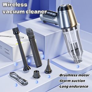 Vacuums Brushless Motor Vacuum Cleaner Wireless Multifunction Blower Strong Suction Car Handheld Very Powerful Hand Home Portable 230907