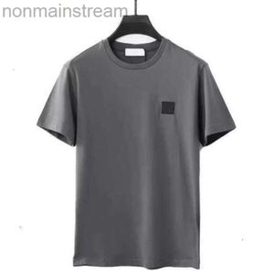 t shirt designer Stoney Islands summer menswear breathable loose letter print lovers street fashion 100% cotton T-shirt v2e