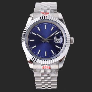 Moda Mens Mekanik 41mm 36mm 36mm Safir Su Geçirmez Lüminesan Cam Paslanmaz Çelik Kayış Tasarımcısı Saatler 31mm 28mm Kadınlar