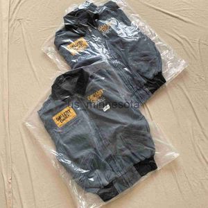 Men's Jackets 300 Heavy Industry Washed Old Printed Emblem Loose Denim Jacket Coat on the Market J230908