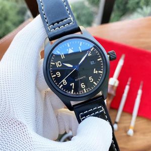 Mechanical Automatic Watch Cała sprzedaż detaliczna 40 mm z tytanową platformą czarną i konstrukcję stali nierdzewnej Collocation169o