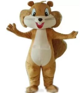 2024 fábrica quente Deluxe Esquilo Mascot Costume Mouse Mascot Costume