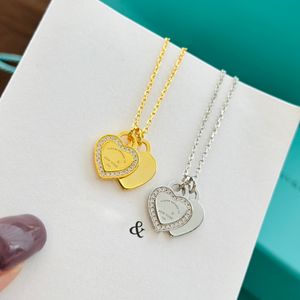 Necklace Designer Jewelry Pendant Necklaces Solid Colour Letter Design Necklace Fashion Casual Style Jewelry Optional Gift Box