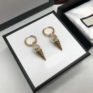 designer di lusso orecchini di fascino orecchini pendenti gelato aretes orecchini per le donne amanti delle feste regalo gioielli268h