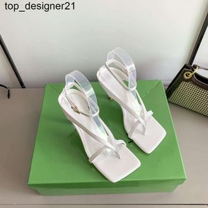 New designers Women womens high heel Sandals Slippers Leather Rhinestone Mesh Sandal slides Top SPARKLE STRETCH Ladies party wedding Dress shoes