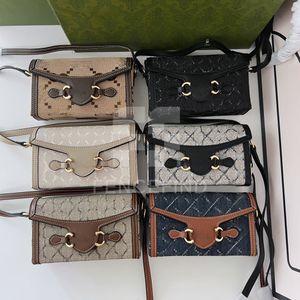 Horsebit mini carteiras bolsas bolsa de ombro designer bolsa feminina carteira crossbody bolsa ferrolho