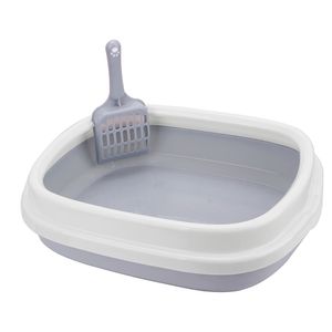 Altre forniture per gatti Lettiera per gatti 1 Set Lettiera per addestramento con escrementi Lettiera per cani con paletta Toilette per animali domestici Padella Anti-spruzzi Toilette per cani 230908