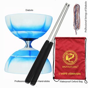 Spinning Top 3 Bearings Yoyo Toys Professional Diabolos Set Packaging Rope Bag Chinese Flame-III Arrived 230907