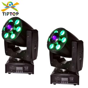 Freeshipping 2XLOT 1x30W Spot+6x8W RGBW Wash LED Moving Head Zoom Light Effect Disco Party Black Color Shell DMX Stage Lighting