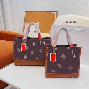 Totes Coabag Einkaufstasche Frauen Animal Print Designer Handtaschen Frau Leder Umhängetaschen Luxus Einkaufstaschen Mode Geldbörse 220902