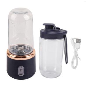 ジューサーブレンダーUSB充電ポータブル300ml 21000rpmコードレス2ボトル6ブレード旅行用食品グレード材料