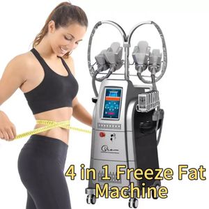 New products promote collagen regeneration 4 silicon handles fat freezing cryolipolysis slimming rf abdomen muscle training machine