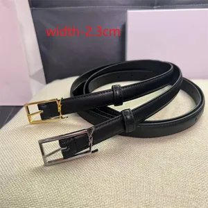 Womens Genuine Leather Belts Mens Designer Belts Cowskin Thin Belt Letter Belts Womans Waistband Cintura Ceintures Girdle Highly Quality 23975D