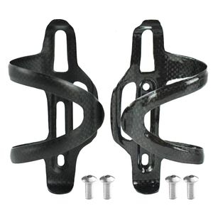 Garrafas de água gaiolas ultra leve fibra de carbono bicicleta garrafa gaiola bebida titular leve para mtb mountain road ciclismo 230907