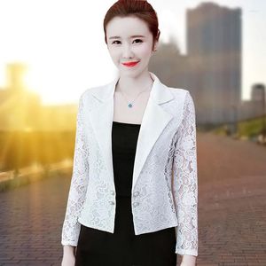 Damenjacken Frauen Sommer Sonnenschutz Mantel Weibliche Spitze Bogen Rüschen Strickjacke Hemd Damen Bluse Tops Für Frau Abdeckungen Blusen Hemden