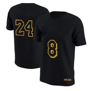 01 Maglietta da basket I fan commemorano la maglietta Tees KoNo 8be BNo 24ryant Cotton Magliette di design di alta qualità Personalizzabili e w295J