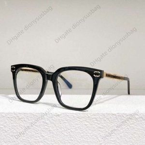 Moda markası lüks mektup büyük çerçeve ch0678 ultra ince kare siyah gözlük