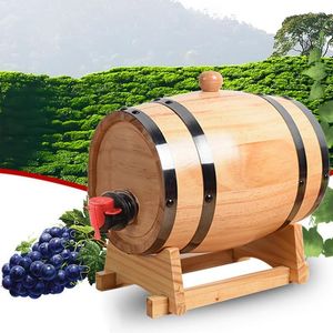 Mini barril de carvalho, equipamento de fabricação de cerveja, vinho, barril, dispensador de torneira caseira para rum, uísque