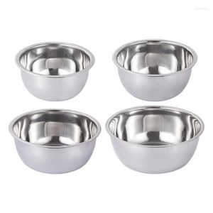 Bowls Stainless Steel Mixing Bowl High Quality Polished Mirror Kitchen Salad Container Tableware Utensil