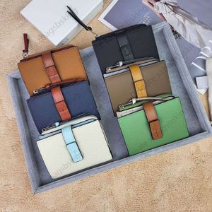 Дизайнерский кошелек из натуральной кожи, женский короткий кошелек для мелочи, новая мода, складная маленькая сумка для карточек, простая простая