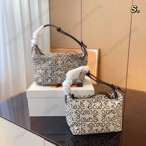 Fashion Designer Bag 90% Factory Hot Sale Women's Handbags New Luxury leather Cubi Underarm Lunch Box tote Bag Classic Jacquard canvas patchwork handheld shoulder bag