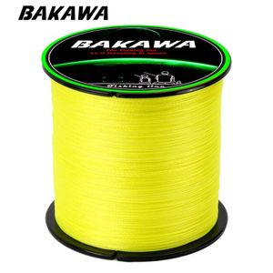 Linia Braid Bakawa 300m 100 PE 4 Strand Pletale Fishing Multifilament Super Strong for Carp Wire 230907