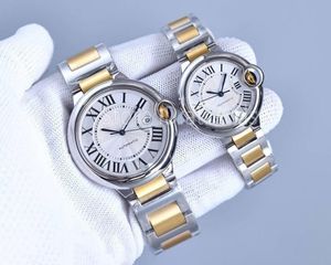 Najlepsze modne automatyczne mechaniczne okiem Zegarek Mężczyźni Złota Srebrna tarcza Sapphire Glass 42 mm 36 mm klasyczny zegar ze zegarem ze stali nierdzewnej 1626B