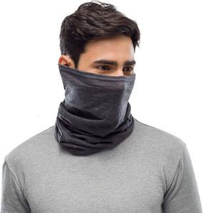 Lenços 100% Merino Lã Pescoço Gaiter Ski Neck Warmer Homens Luz Respirável Lã Pescoço Aquecedor Unissex Merino Headwear Lenço de Lã Um Tamanho 230907