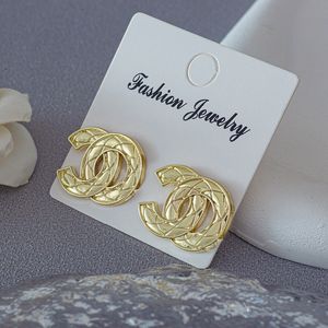 Frauen Gold Ohrringe Marke Brief Ohrstecker Designer Ohrring für Frauen Schmuck Zubehör