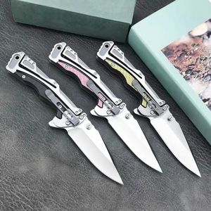 Новый складной нож CR5190CF Flipper 8Cr13Mov, атласное лезвие из нержавеющей стали с ручкой из углеродного волокна, карманные складные ножи для кемпинга, пешего туризма, EDC