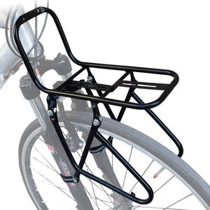 Cykelstyrningskomponenter Cykel MTB Rack Front Rack Road Cargo Bag Bagage Shelf Bracket Accessories 230907