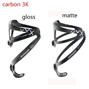 Water Bottles Cages XXX 3K ultralightsided carbon fiber mountain bike road bottle cage 18g water holder cup 230907