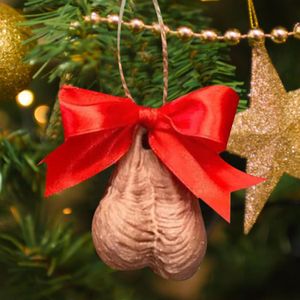 Ballballs Christmas Decorations Funny 2D Flat Tree Ornament Decor Hanging Home Decora M6p1 23857