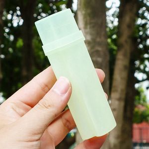 New Glow In Dark Plastic Double Cigarette Lighter Stash Case Portable Storage Box Dry Herb Tobacco Preroll Rolling Cigar Waterproof Sealing Pocket Container