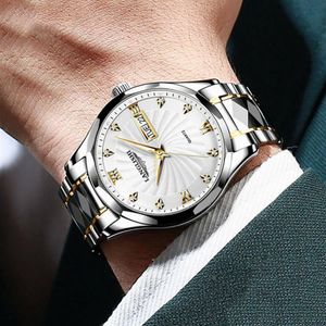 Мужские кварцевые часы с выпадающими ролями, лучшие роскошные брендовые часы, мужские золотые часы из нержавеющей стали, Relogio Masculino, водонепроницаемые rgdf2543