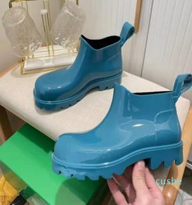 Rain Boot Black Waterproof Welly Shoes Outdoor Rainshoes High heels