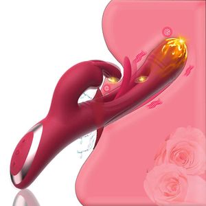 Vibrators Rabbit Patting Vibrator for Women Vagina Clitoris Stimulator Massager Dildo g Spot Vibrating Sex Toy Female Masturbator Adult