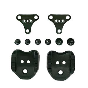 Pedais de bicicleta Placas de estrada Adaptador de estabilização de grampo para Shimano SPD H51 SH56 Montagem de pedal antiderrapante 230907