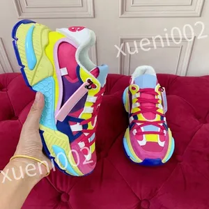 2023 New Hot Designer Sneakers Pop Color Matching Running Shoes Trend Trend Trend Fashion All Match Color Cool Casual Lace-Up Dad Shoe FD221008