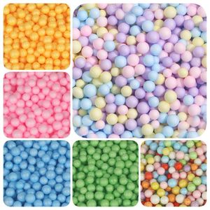 Julekorationer 24mm510mm Multi Color Foam Balls Mini Pärlor Polystyren Styrofoam Filler Bubble Ball Diy Wedding Party Decoration 230908