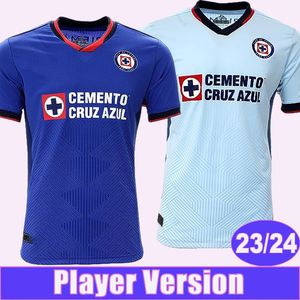 23 24 Cruz Azul Mens Player Version Soccer Jerseys ANTUNA GIMENEZ TABO RODRIGUEZ MORALES ESCOBAR Home Away 3rd Football Shirts