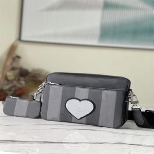 Klasyczna torba na ramię TRIO MESSENDER BORM Crossbody Portfel Ladies skórzane sprzęgło296b