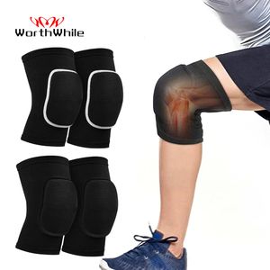 Elbow Knee Pads WorthWhile Dancing for Volleyball Yoga Women Kids Men Patella Brace Support EVA Kneepad Fitness Protector Work Gear 230907