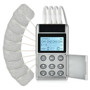 Bärbar Slim Equipment 15 -lägen EMS Electric Muscle Stimulator TENS Fysioterapi Puls Full Body Massager Machine Relief Health Care Device 230908