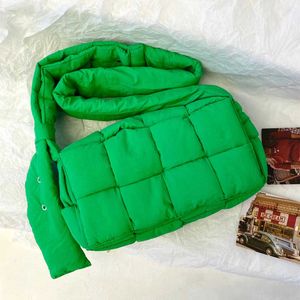 Роскошная женская сумка Botteg Vene DIVANI Technology тканая из 8 больших пуховых подушек из нейлоновой ткани Сумка на одно плечо Поясная сумка Мужская и женская диагональная сумка одинакового стиля XT0SC