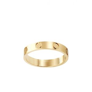 Moda luxo anéis de diamante designer jóias rosa banhado a ouro 4mm fino aço inoxidável 3 diamantes mens prata noivado amor rin239k