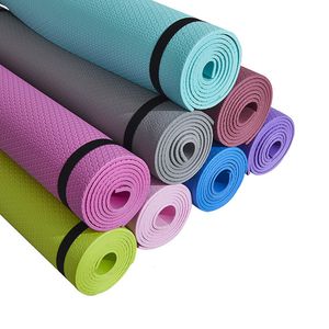 Yogamattor 3mm tjock Eva Antislip Sport Fitness Mat -filt för träning och Pilates Gymnastikutrustning 230907