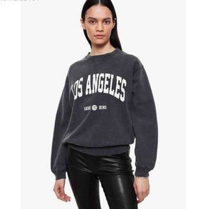 New A Bing Womens Pullover Sweatshirts classic style city Letter PARIS Burst Print Sweater Printed Washed Round Neck Cotton long sleeves Hoodie quality